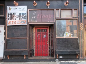 Brooklyn, Bedford-Stuyvesant, Fulton Street, negozio chiuso