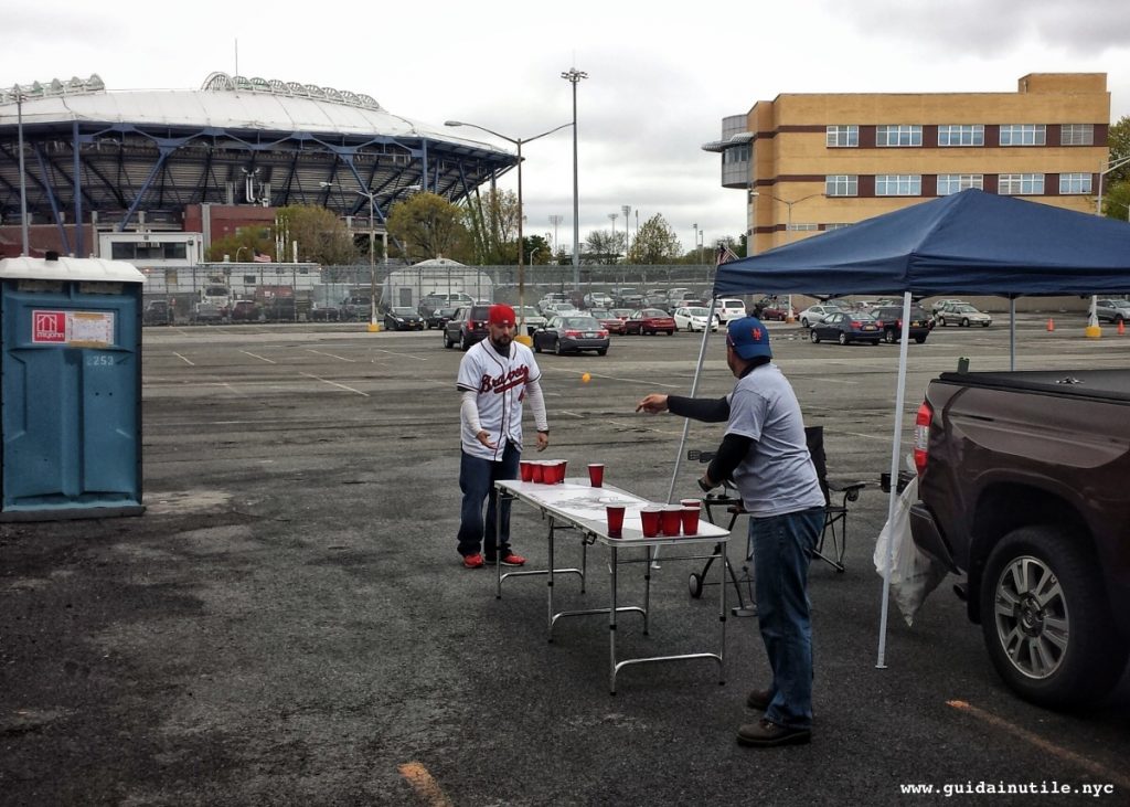 Mets, beer pong, tailgate, Queens, Citi Field, New York Mets fans, New York Mets, New York, baseball