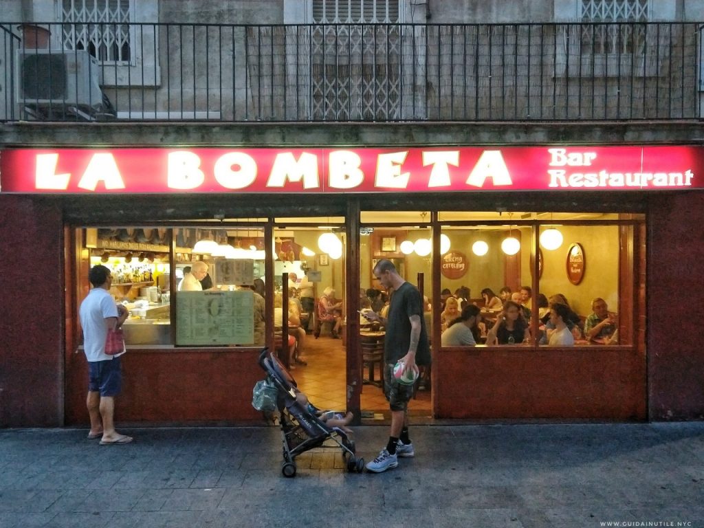 Barcellona, Barceloneta, La Bombeta