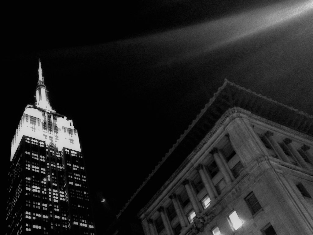 New York City, Empire State Building di notte